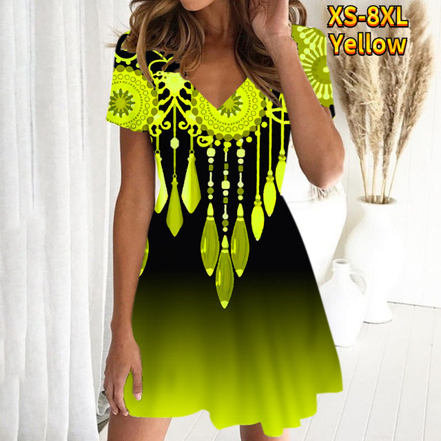 💘【S-8XL】 Nové dámské retro ležérní volné bodycon šaty pro rok 2025