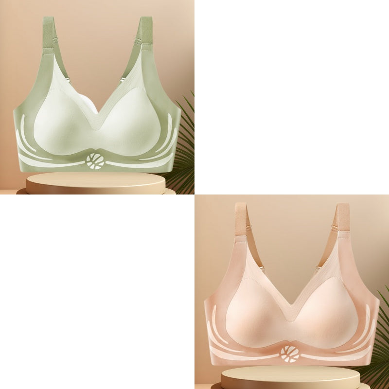 šSujetador de verano ultradelgado ćPaquete de 2ćSujetador de una pieza con aros para mujer - Cómodo, transpirable y no ajustadoā¤ļøć40-80 kgć