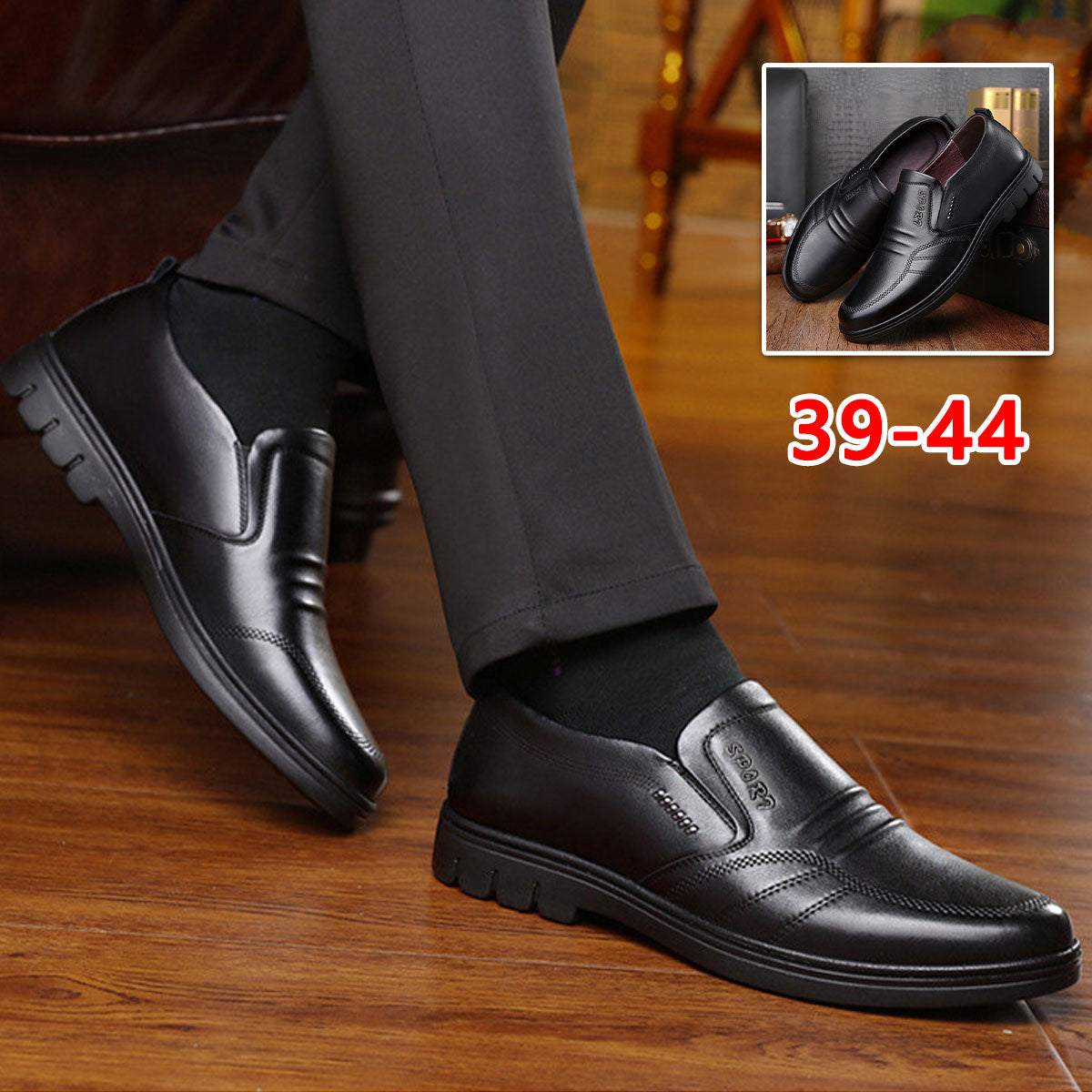 👞👞【39-44】Pánské kožené business boty pro volný čas.