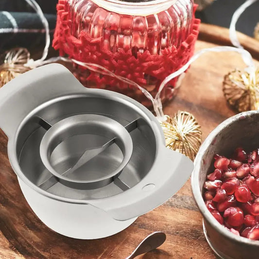 🎁 ¡Adiós al Esfuerzo! Pelador de granadas, herramienta de acero inoxidable para abrir granadas - Disfruta sin Mancharte! Oferta Limitada ⏳