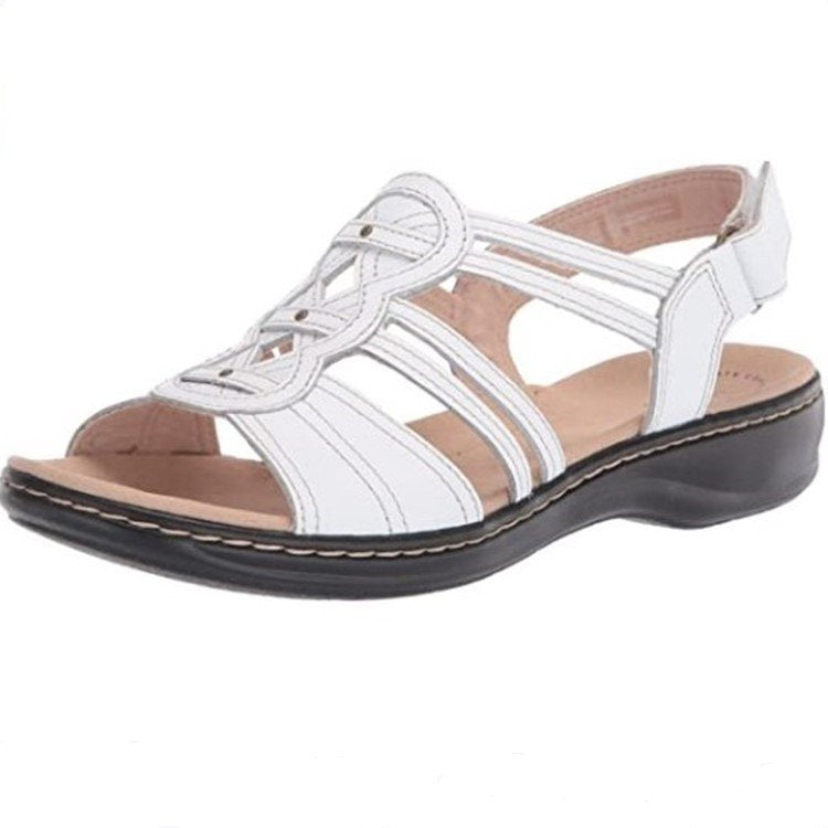 👡【35-43】Měkké a pohodlné dámské sandály z pravé kůže, pohodlné a prodyšné