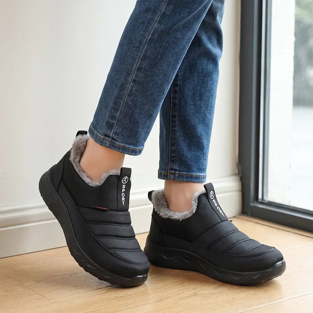 【35-41】Nové dámske zimné topánky – zateplené, hrubé, teplé, casual, snehule pre mamy