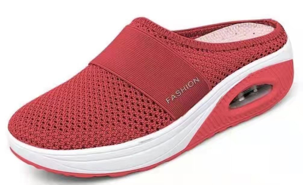 👡💨【Jarní novinka】【35-43】2025 Boty se vzduchovým polštářem s dutou síťovinou --3895234
