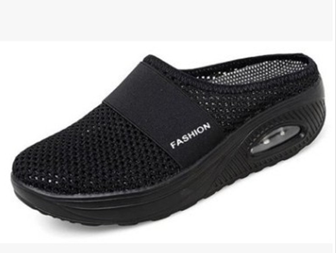 👡💨【Jarní novinka】【35-43】2025 Boty se vzduchovým polštářem s dutou síťovinou --3895234
