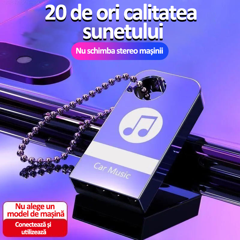 🚗🎵【Horký výprodej】🎵【Music U Disk】Vine cu 8000 de melodii, 600 MV-uri, efecte sonore 6D, bezztrátový zvuk