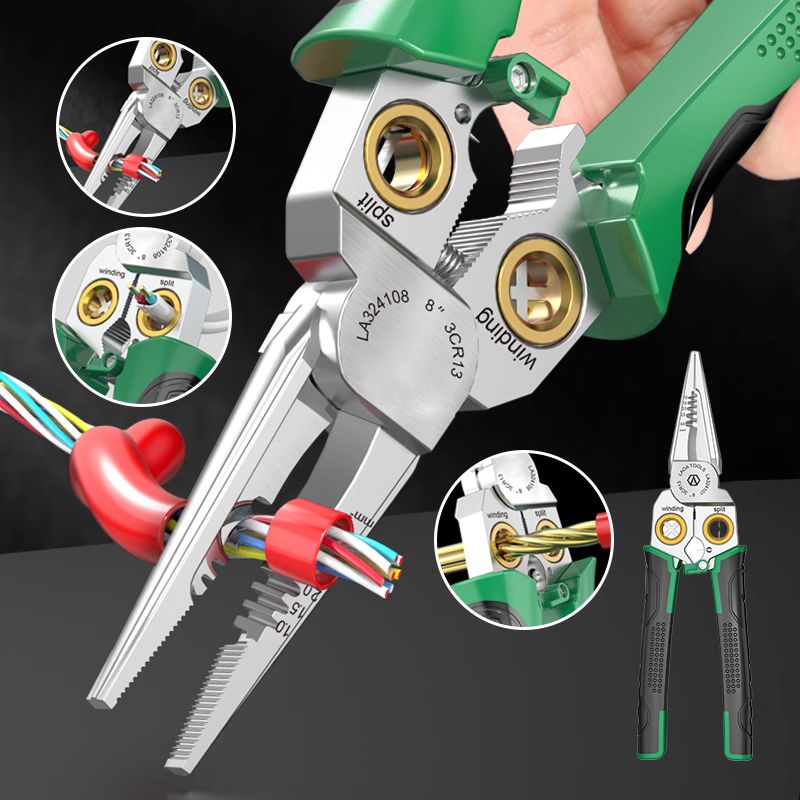 🔧【Časově omezená sleva】🌟 Multifunkční kleště 7v1 - dobrý pomocník pro každého elektrikáře👍 --3879374
