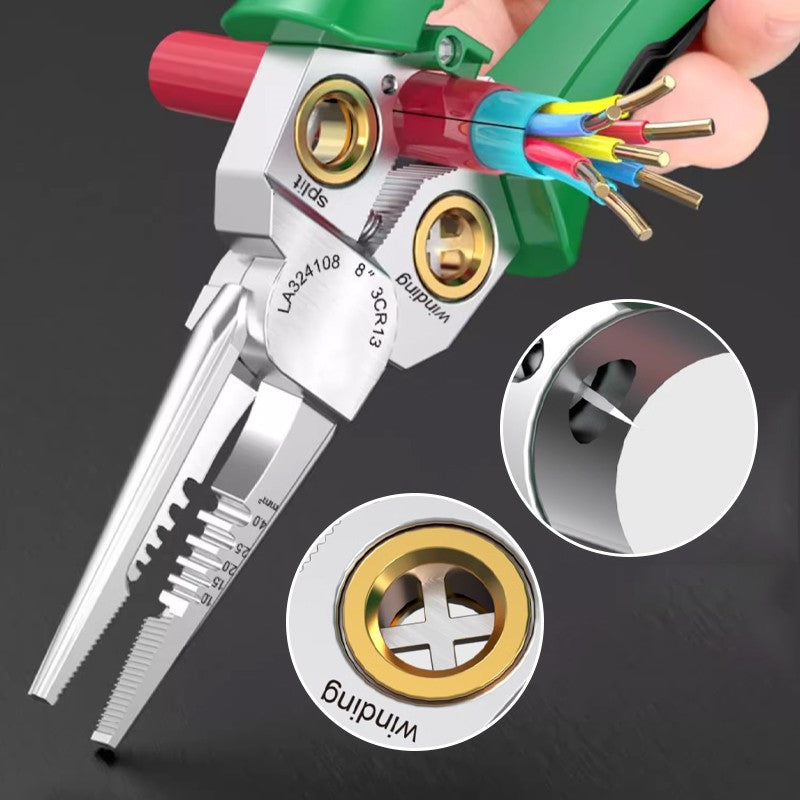 🔧【Časově omezená sleva】🌟 Multifunkční kleště 7v1 - dobrý pomocník pro každého elektrikáře👍 --3879374