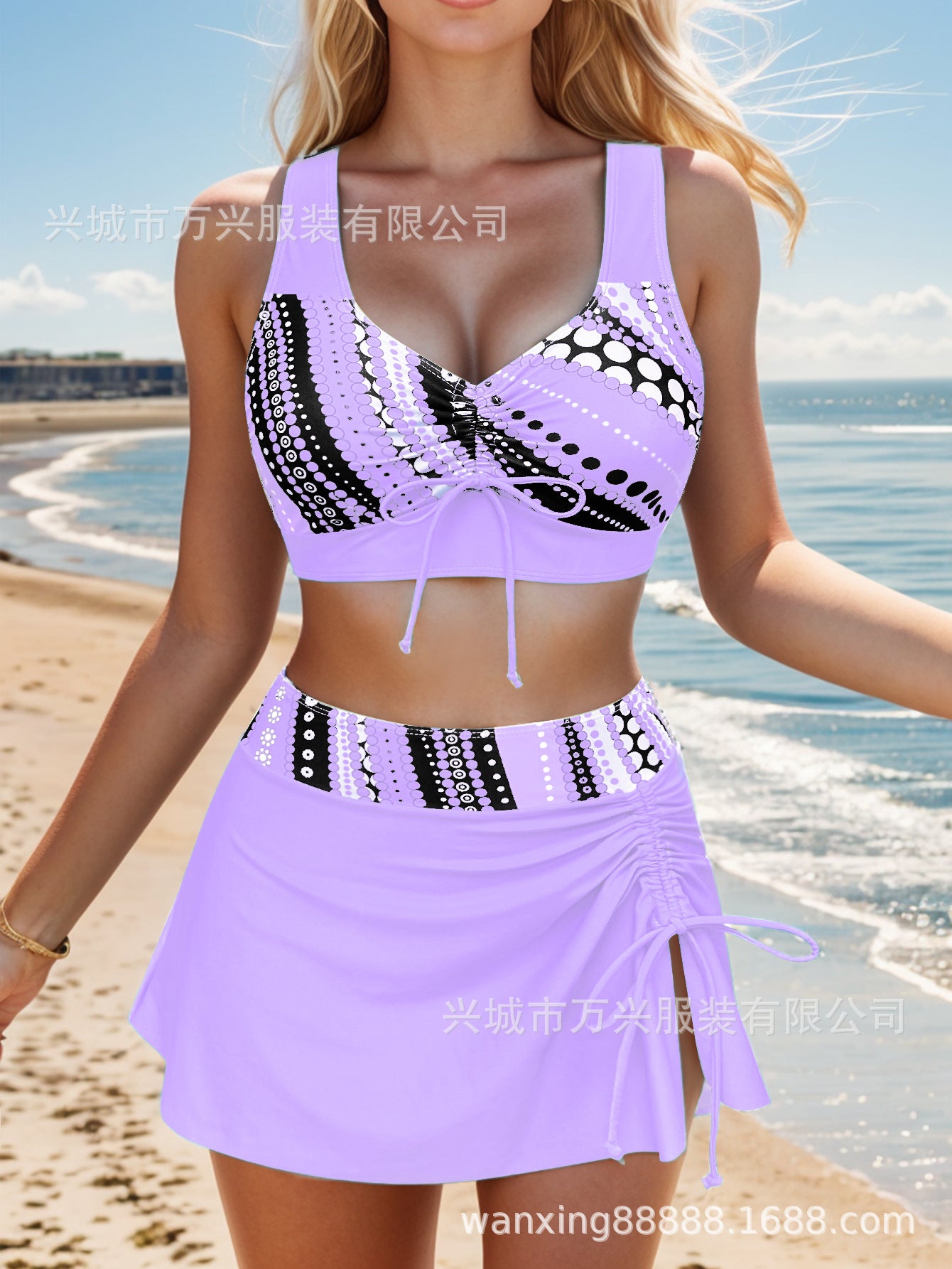 Letná zľava 50 % 🩱👙【S-2XL】Dámske štýlové zoštíhľujúce dvojdielne plavky