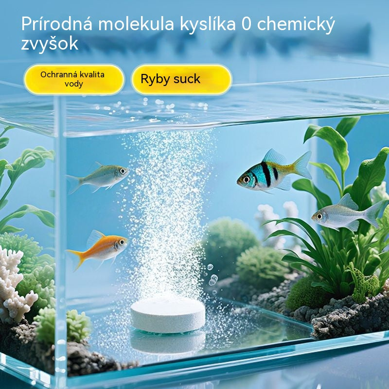🐟【150 tabliet】💧 Šumivé tablety na čistenie vody v akváriu a jazierku, okysličovacie tablety na akváriu 🔥