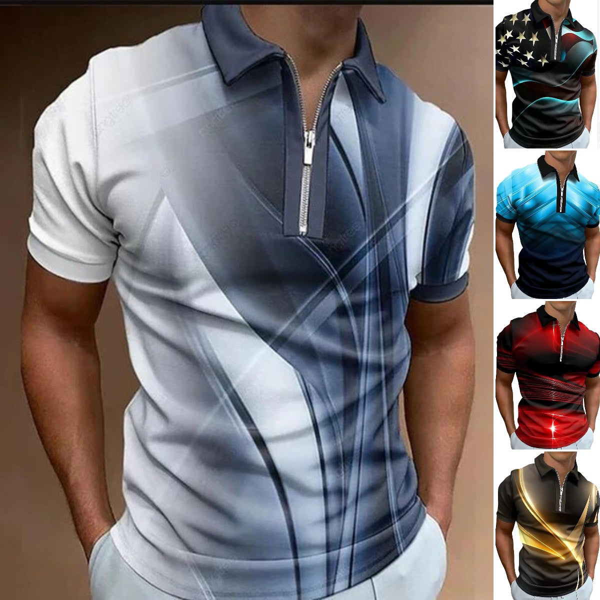 🔥Horký výprodej🔥【S-6XL】😎2025 nové pánské sportovní a ležérní polo tričko s krátkým rukávem