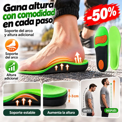 🔥【Compre 1 y obtenga 1 gratis】👣【35-46】⚡ Plantillas Deportivas Ortopédicas con Soporte de Arco – Amortiguación Total y Máxima Comodidad