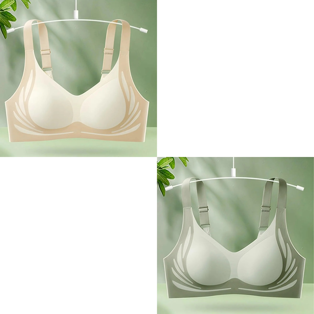 😍【Horký prodej】❤️【40-85 kg】 Jednodílná podprsenka bez kostic pro mujer, pohodlné a prodyšné, sbírá se