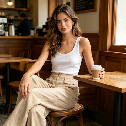 【S-3XL】Dámske voľné nohavice z bavlny a ľanu, ležérne👖✨