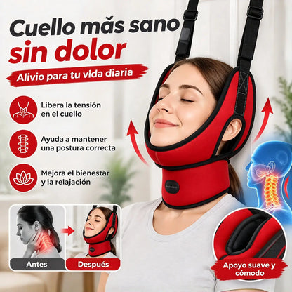 💥【Último día: 50 % de descuento】 Dispositivo de tracción cervical para colgar en la puerta: para estiramiento del cuello y alivio del dolor