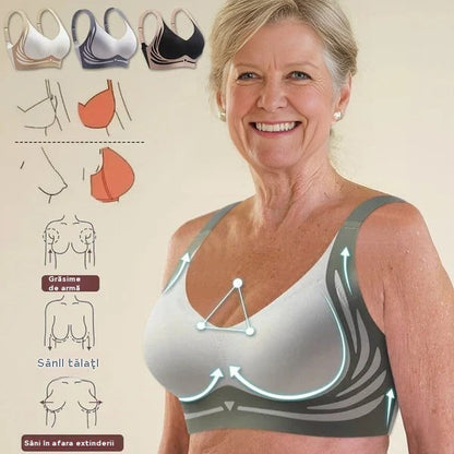 😍【Horký prodej】❤️【40-85 kg】 Jednodílná podprsenka bez kostic pro mujer, pohodlné a prodyšné, sbírá se