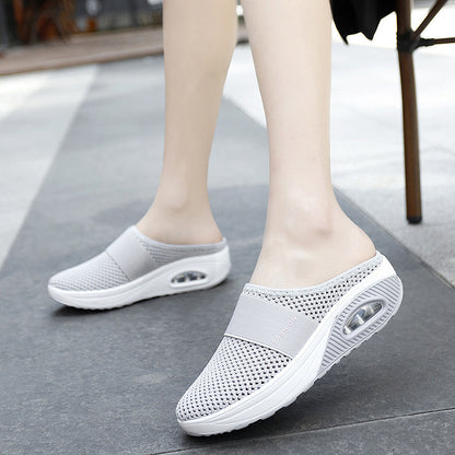 👡💨【Jarní novinka】【35-43】2025 Boty se vzduchovým polštářem s dutou síťovinou --3895234