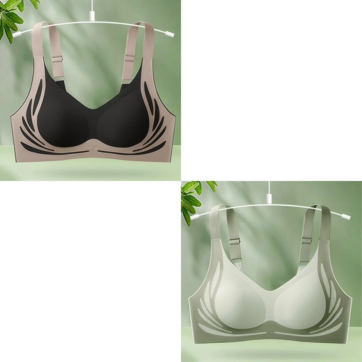 💥Kupte 1 a dostanete 1 zdarma 😍【Balení po 2】Bezdrátová podprsenka pro ženy, jednodílná❤️【40-85KG】--3946470
