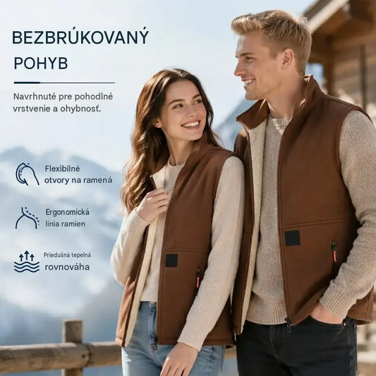 【M-4XL】❄️💕 Unisex teplá zimná vesta s páperovou podšívkou