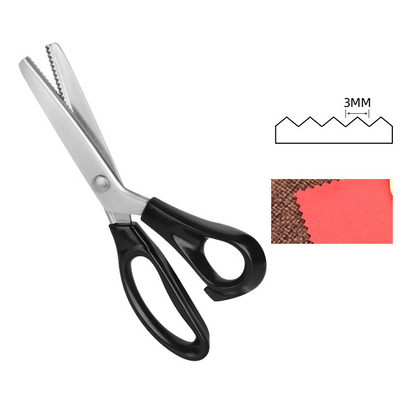 ✂️✨ Tijeras dentadas para tela, encaje y costura DIY 🧵 Corte preciso y fácil para manualidades, disponibles en 5 tamaños 🎀