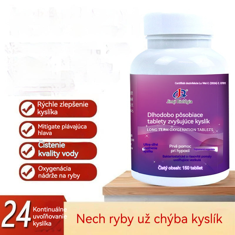 🐟【150 tabliet】💧 Šumivé tablety na čistenie vody v akváriu a jazierku, okysličovacie tablety na akváriu 🔥