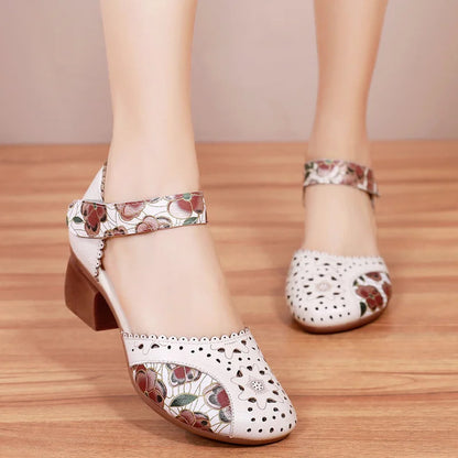 💌【35-40】🤩 Nové dámské měkké sandály, boty pro volný čas s potiskem -- 3911610