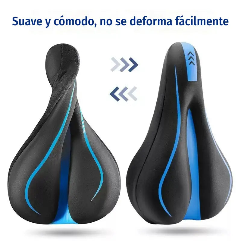 🚴 Funda de sillín para bicicleta con acolchado de silicona y revestimiento de PU – Suave, cómoda y antideslizante