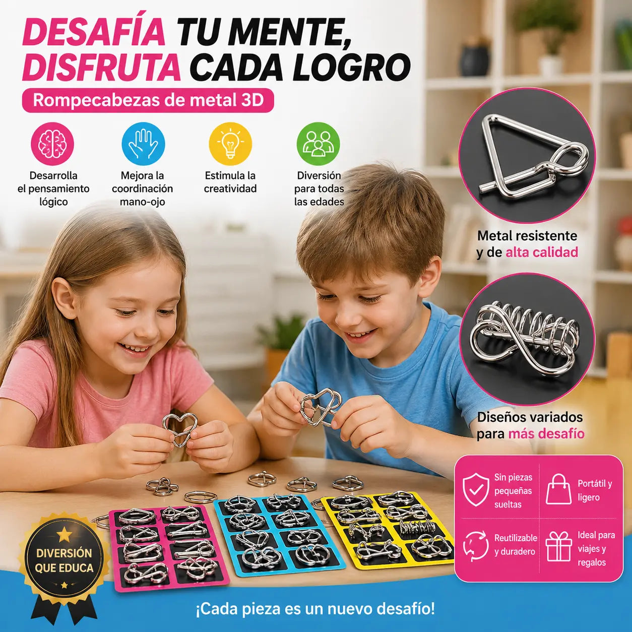 🧠【Juego de 3】Juguetes que mejoran la inteligencia y las capacidades cognitivas de los niños