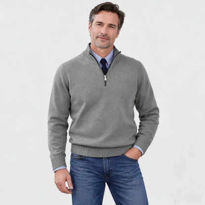 【L-5XL】Suéteres con cremallera, cálidos y populares para otoño e invierno