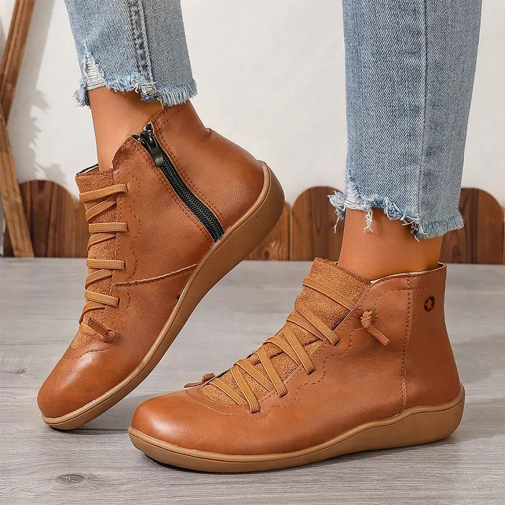 Nuevas zapatillas anchas de invierno para mujer 2026-botines casuales.