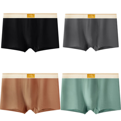 【Kupte 2 a získejte 2 zdarma】【L-4XL】Nové jednobarevné bavlněné pánské spodní prádlo--3858381
