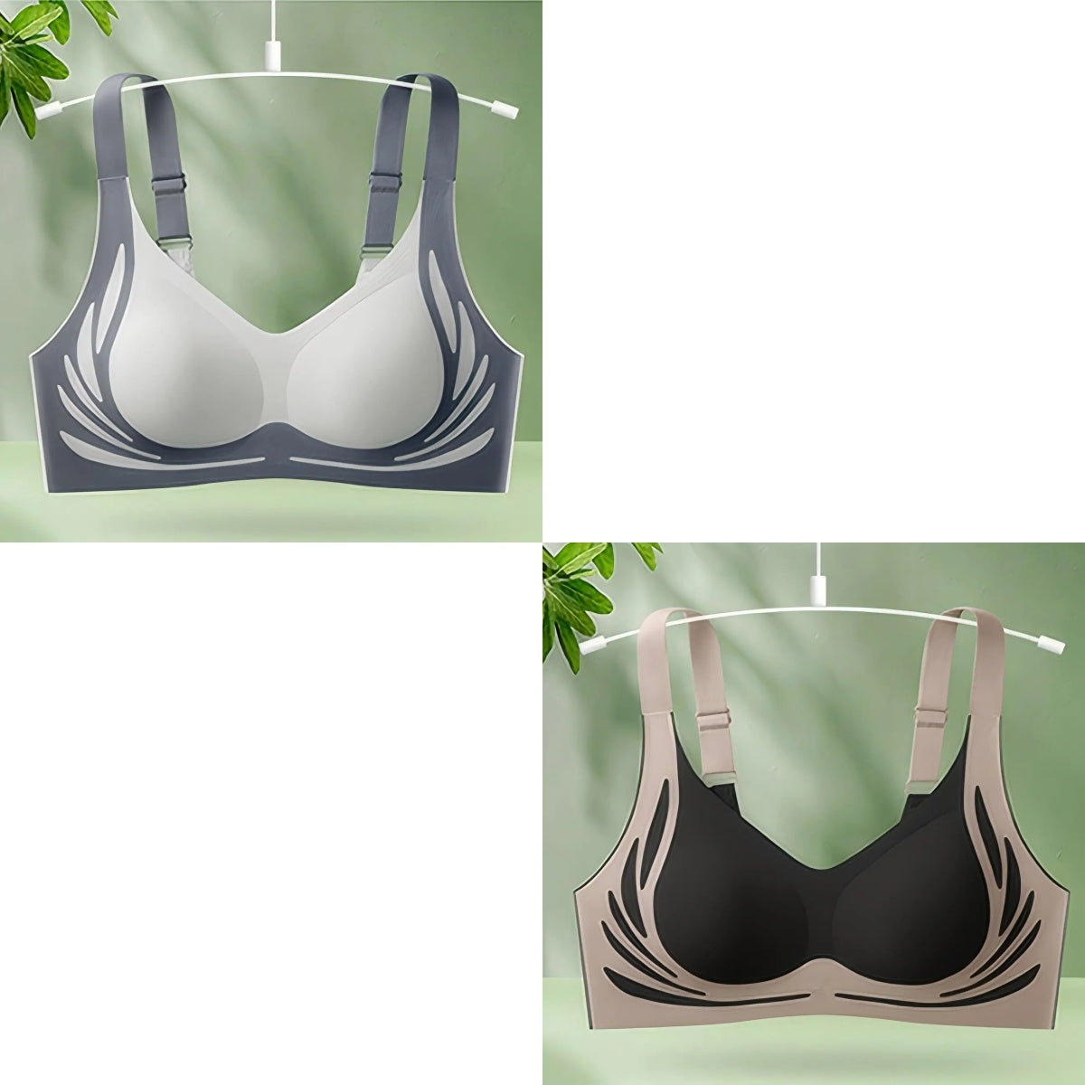 💥Kupte 1 a dostanete 1 zdarma 😍【Balení po 2】Bezdrátová podprsenka pro ženy, jednodílná❤️【40-85KG】--3946470