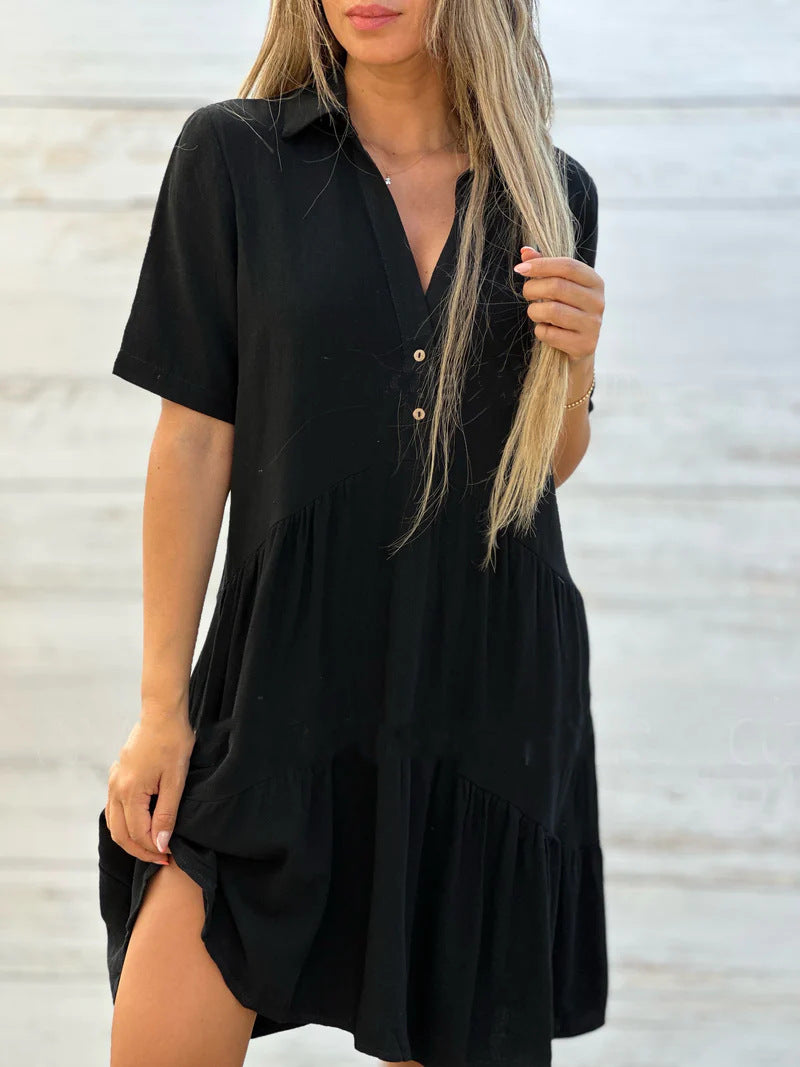 🔥👗【S-5XL】2025 Vysoce kvalitní, lehké, prodyšné módní šaty 3920847