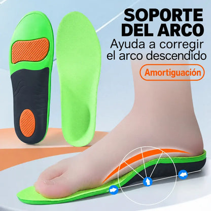 🔥【Compre 1 y obtenga 1 gratis】👣【35-46】⚡ Plantillas Deportivas Ortopédicas con Soporte de Arco – Amortiguación Total y Máxima Comodidad