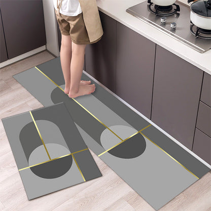 🔥Kupte 1 a získáte 1 zdarma👉【2 kusy】【40*60+40*120cm】Běžně používané doma🔥Jednoduchý a atmosférický koberec pohlcující vodu-3907471
