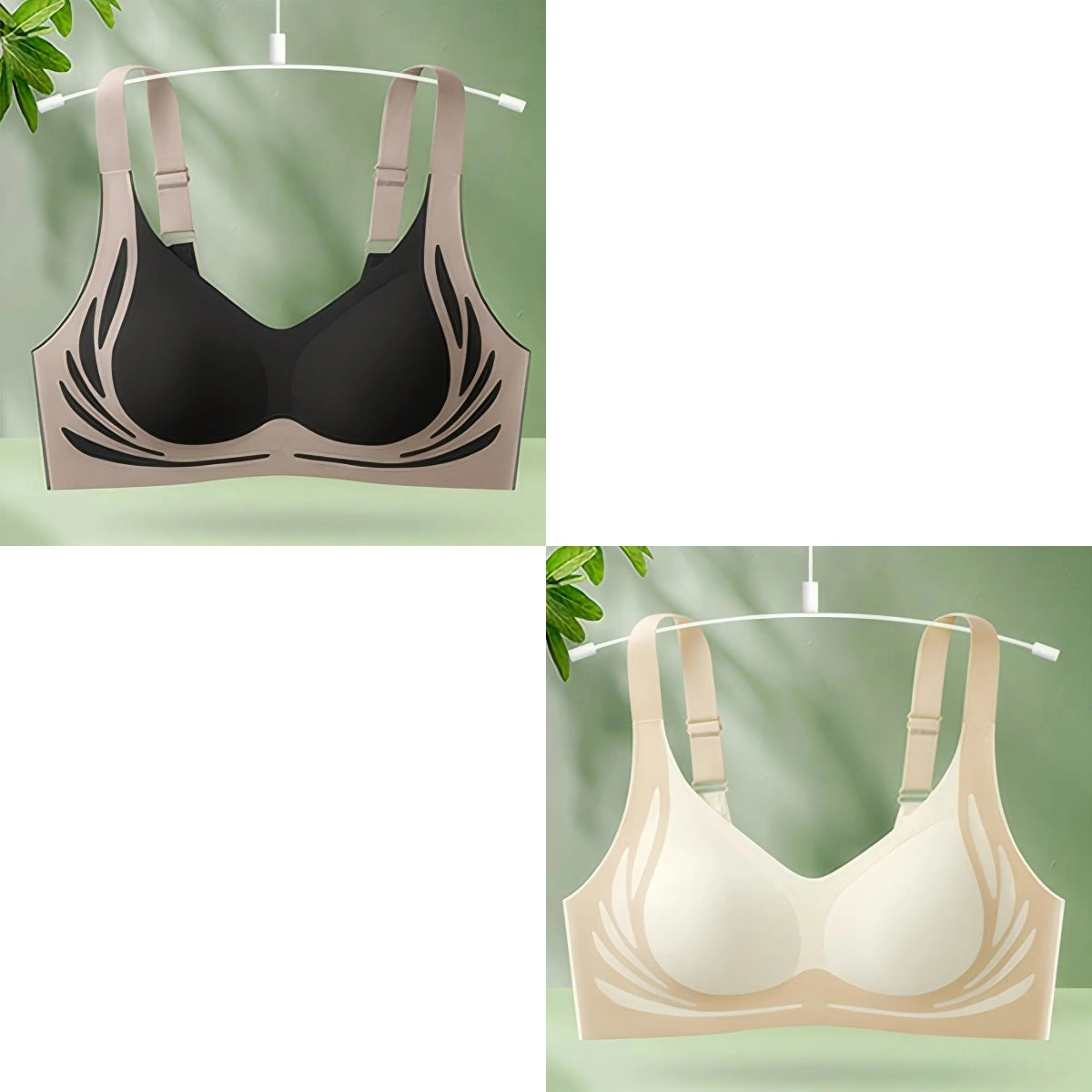 💥Kupte 1 a dostanete 1 zdarma 😍【Balení po 2】Bezdrátová podprsenka pro ženy, jednodílná❤️【40-85KG】--3946470