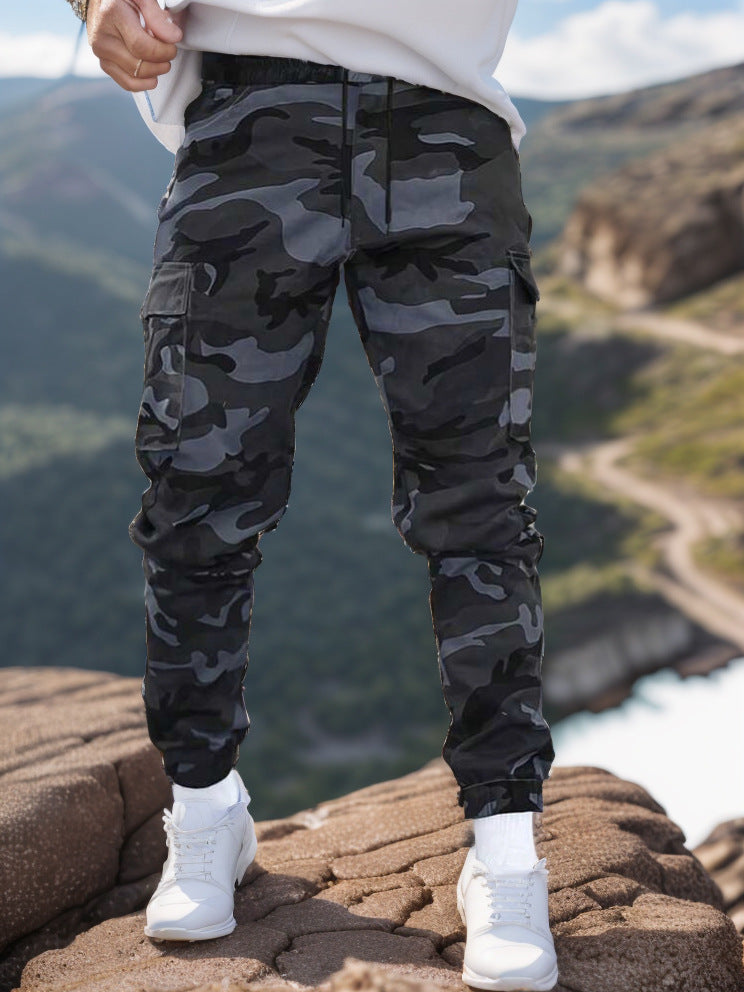 🛠️ 👖 Pantalones tácticos de trabajo resistentes: mezcla de nailon y algodón, muchos bolsillos funcionales, ideales para trabajar al aire libre 🌲