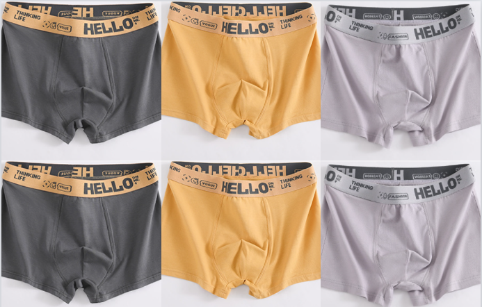 🔥【Speciální balíček】💥(6 položek) 【L-6XL】Pánský bavlněný boxer -- 3914315