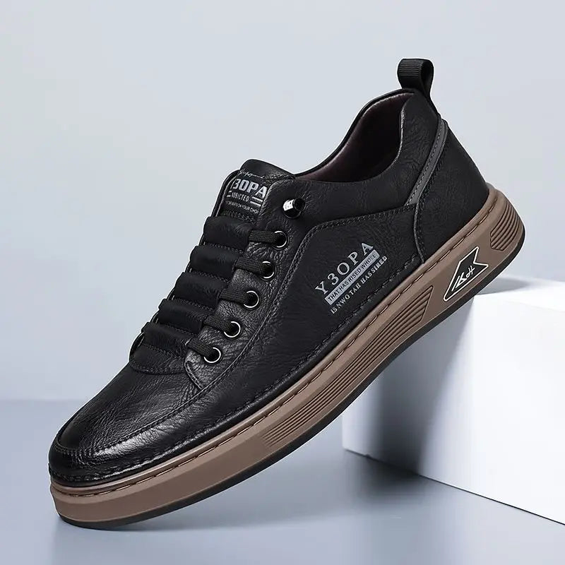 👞Pánske priedušné kožené topánky v štýle business-casual (veľkosti 39 – 44)