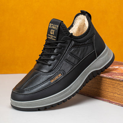 🏆🔥【39-45】Zapatos deportivos casuales de invierno 2026 para hombre, nuevos, de cuero genuino, impermeables, con suela suave de terciopelo