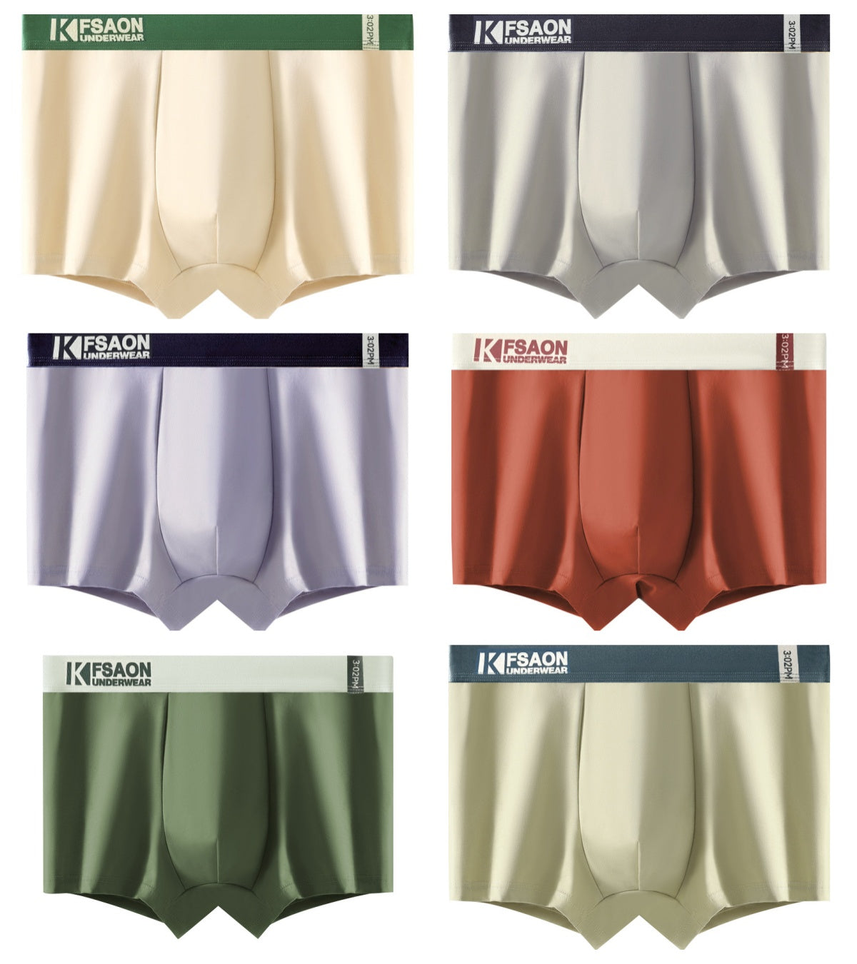 🔥【Sleva na nový produkt】🧊【L-4XL】 Pánské boxerky z čisté bavlny, pohodlné a prodyšné, antibakteriální--6 kusů