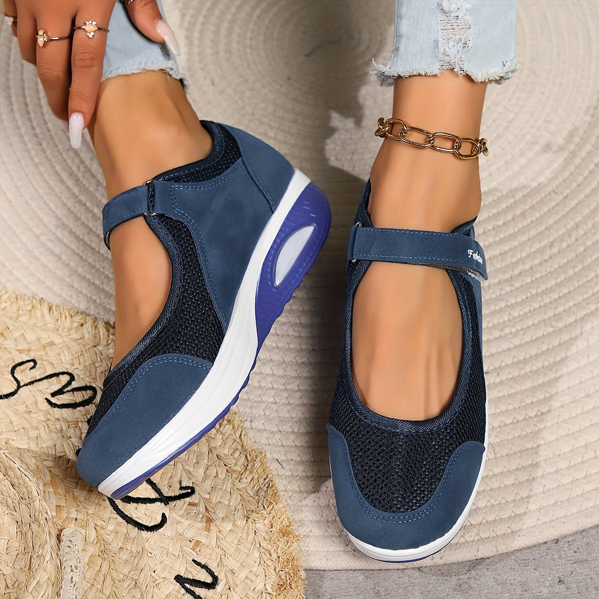 👟💨【Uvedení nového produktu za speciální cenu】【35-43】Nové pohodlné boty se síťovaným vzduchovým polštářem--3901370