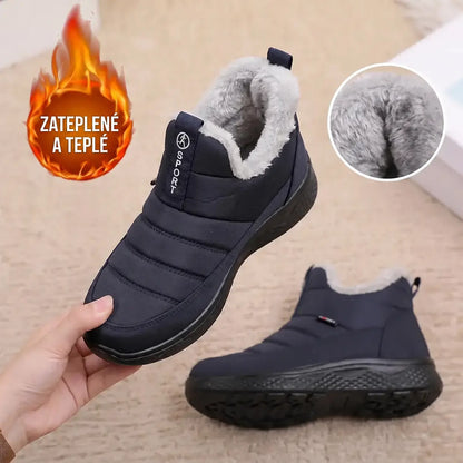 【35-41】Nové dámske zimné topánky – zateplené, hrubé, teplé, casual, snehule pre mamy