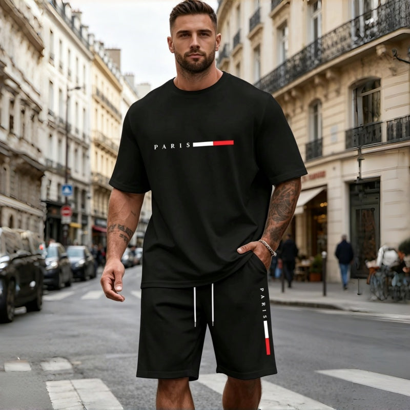 🔥👌【S-5XL】Pánska dvojdielna letná športová súprava: Ideálna na každodenné nosenie aj na ležérne oddychovanie doma✅Platba na dobierku