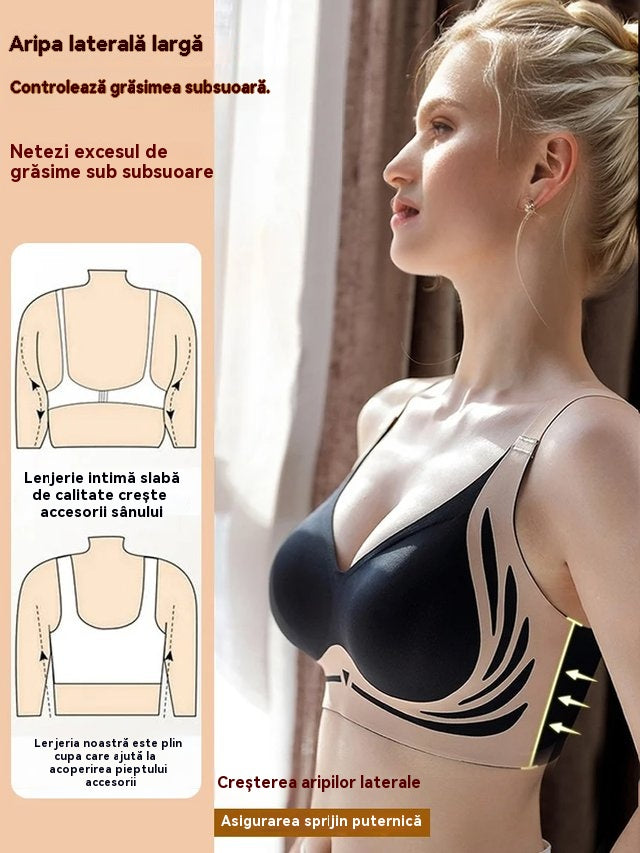 😍【Horký prodej】❤️【40-85 kg】 Jednodílná podprsenka bez kostic pro mujer, pohodlné a prodyšné, sbírá se