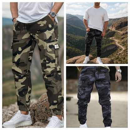 🛠️ 👖 Pantalones tácticos de trabajo resistentes: mezcla de nailon y algodón, muchos bolsillos funcionales, ideales para trabajar al aire libre 🌲