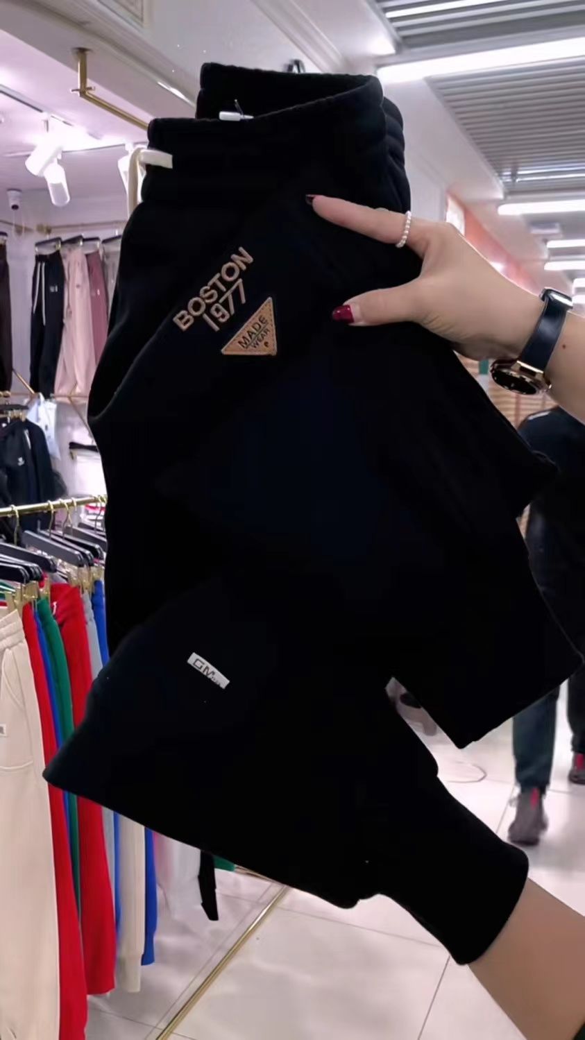 🔥👖【Časově omezená sleva】【M-4XL】2024 zimní nové tlusté sametové ležérní volné teplé kalhoty, sportovní kalhoty, legíny-3839267