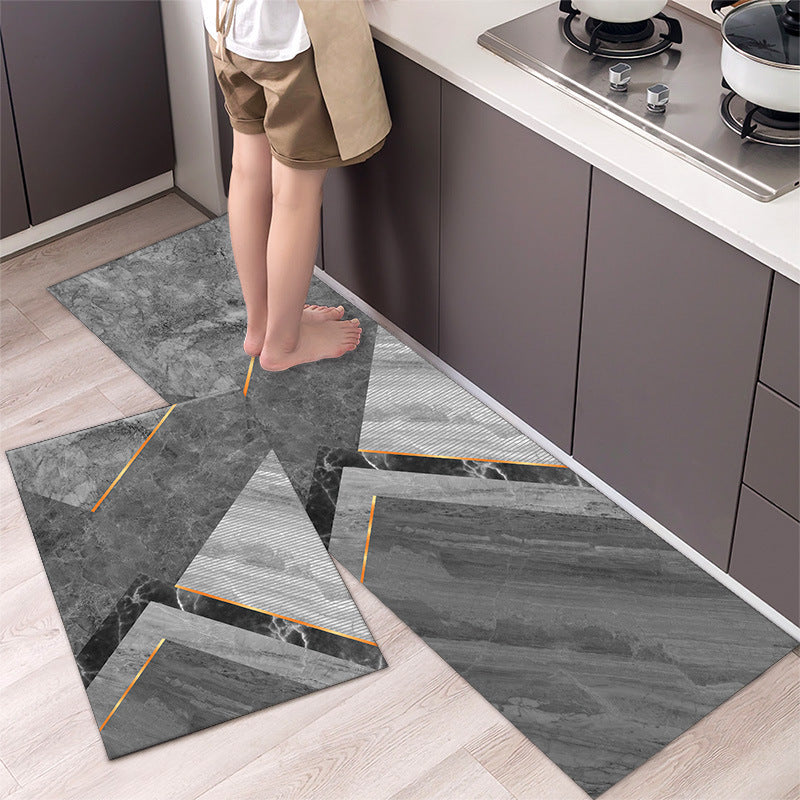 🔥Kupte 1 a získáte 1 zdarma👉【2 kusy】【40*60+40*120cm】Běžně používané doma🔥Jednoduchý a atmosférický koberec pohlcující vodu-3907471