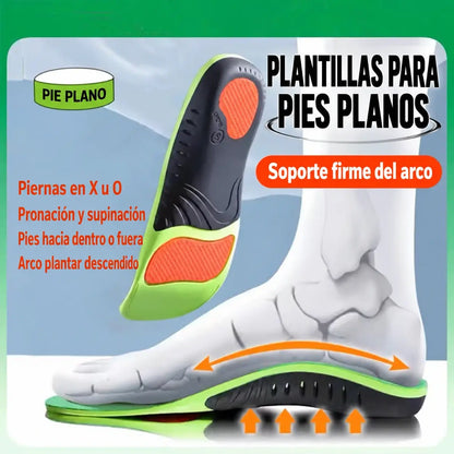 🔥【Compre 1 y obtenga 1 gratis】👣【35-46】⚡ Plantillas Deportivas Ortopédicas con Soporte de Arco – Amortiguación Total y Máxima Comodidad