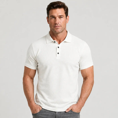 【M-6XL】Camiseta de manga corta de seda helada transpirable de alta gama y color liso para hombre