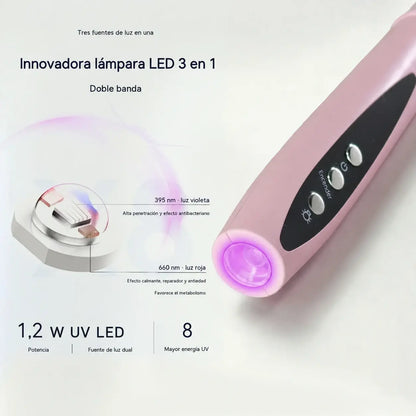 💅✨Lijadora eléctrica portátil 2 en 1 para uñas con lámpara UV